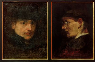 Self-Portrait / Self-Portrait in Profile by Max Slevogt
