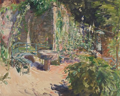 Sunny Garden Corner by Max Slevogt