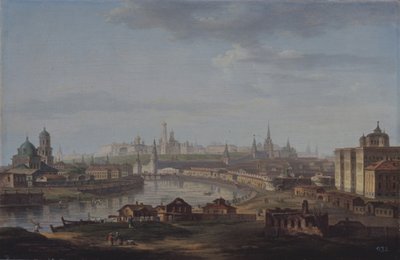 View of Moscow by Maxim Nikiphorovich Vorobyev