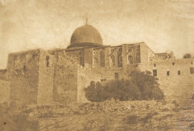 Koubbé-Nébi-Monça - Dome of Moses in Jerusalem, August 1850 by Maxime Du Camp