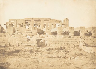 Southern Gate of the Hypostyle Hall of the Palace of Karnak Thebes, 1849-50 by Maxime Du Camp