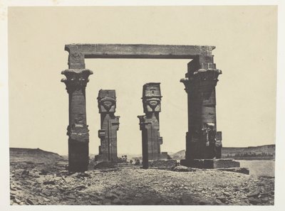 Temple de Kardassy, Nubie by Maxime Du Camp