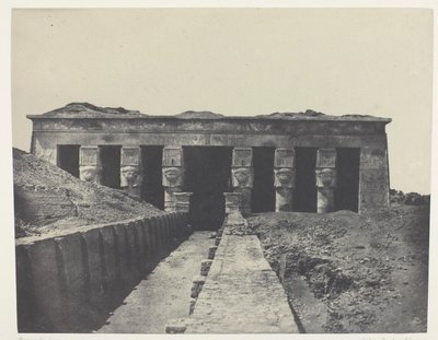 General View, Grand Temple of Dendera (Teutyres), Upper Egypt by Maxime Du Camp