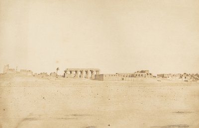 General View of the Ruins of Luxor, Taken from the West Thebes by Maxime Du Camp