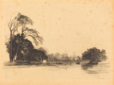 Banks of the Thames by Maxime Lalanne