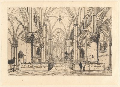 Church Interior by Maxime Lalanne