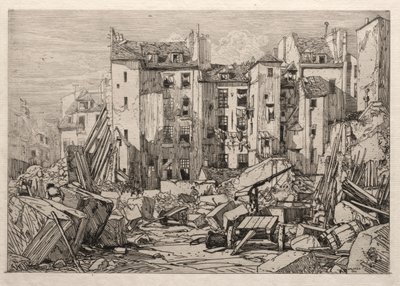 Demolition of Old Houses in Paris by Maxime Lalanne
