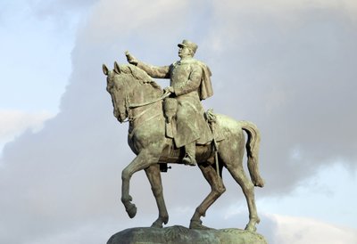 Equestrian Statue of Joseph Joffre, French Commander at the Battle of the Marne by Maxime Real del Sarte