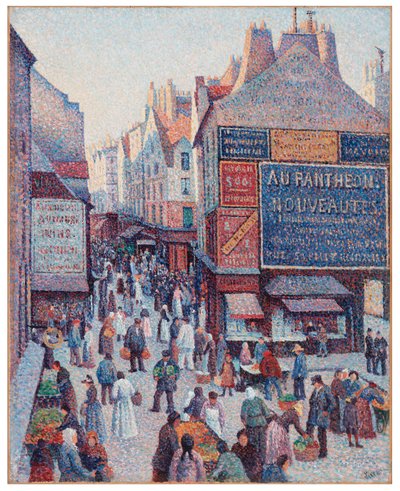 La Rue Mouffetard by Maximilien Luce
