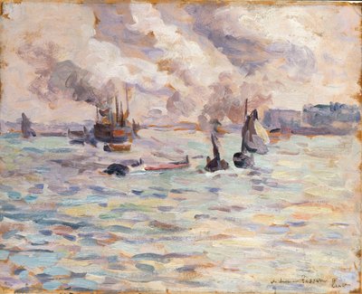 The Estuary by Maximilien Luce