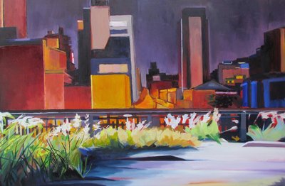 High Line Evening Glow by Maxine Shore