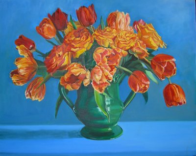 Vibrant Tulip Bouquet by Maxine Shore