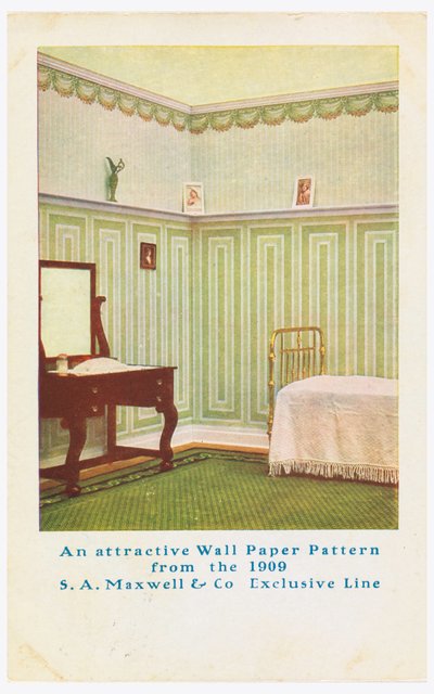 Postcard, Trade Card Advertisement by Maxwell and Co. S.A.