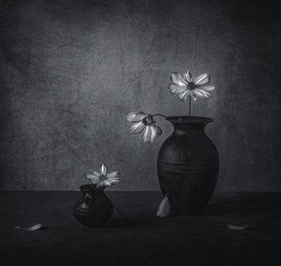 Fading Floral Still Life by May G
