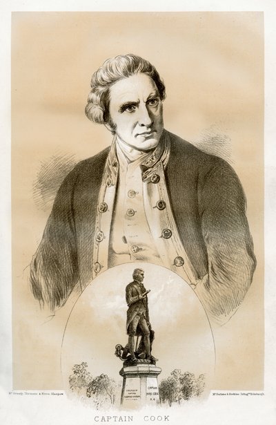 Captain James Cook, 18th century British naval officer and explorer by McFarlane and Erskine