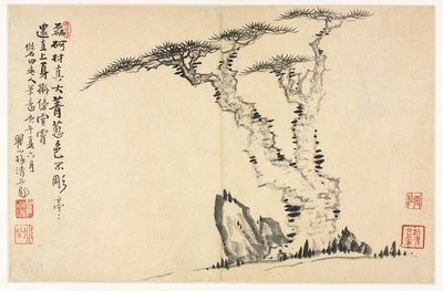Landscapes in Various Styles after Old Masters by Mei Qing