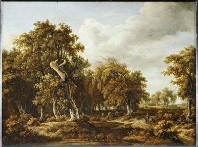 The Oak Forest by Meindert Hobbema