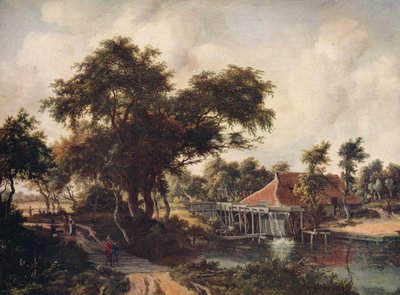 Landscape with a Watermill by Meindert Hobbema