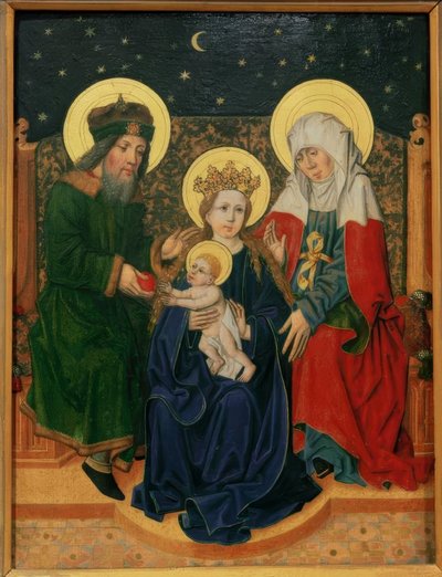 Mary with Child, Joachim and Anna by Meister des Speyerer Altars
