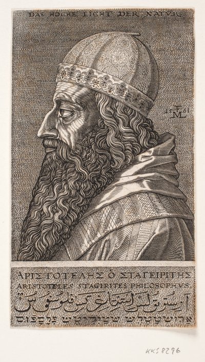 Aristotle, Half-Length Portrait, Profile Toward the Left by Melchior Lorck