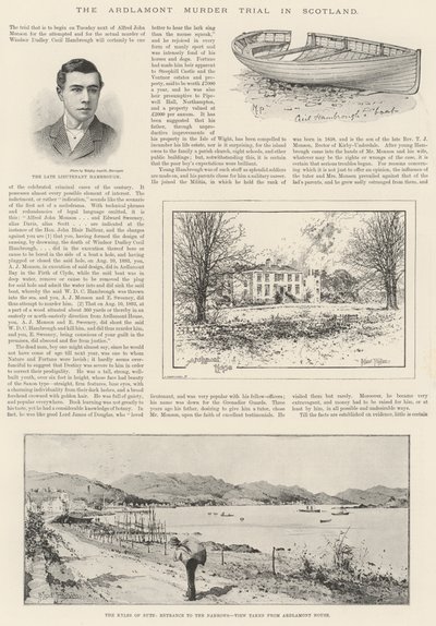 The Ardlamont Murder Trial in Scotland by Melton Prior