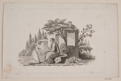 A Hermit Preaching to a Kneeling Young Girl by Meno Haas