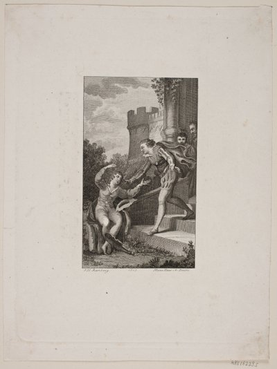 Recognition Scene at a Staircase by Meno Haas