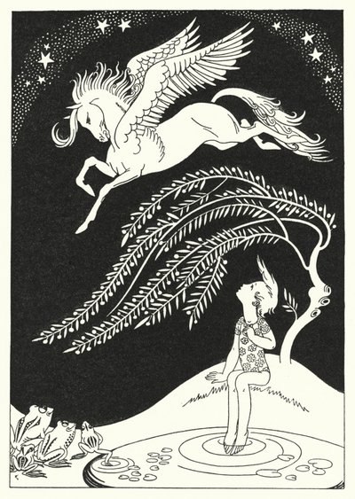 Downward came Pegasus, in wide sweeping circles by Merlyn Mann