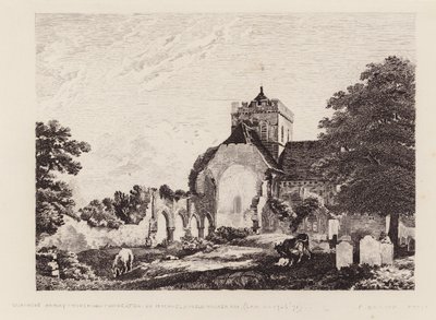 Boxgrove Priory Church by Michael (1743 1801) (after) Rooker