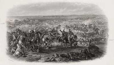 Battle of Aliwal, India, 28th January 1846 by Michael Angelo Hayes