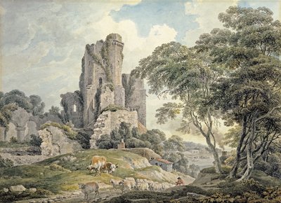 A View of a Ruined Castle by Michael Angelo Rooker