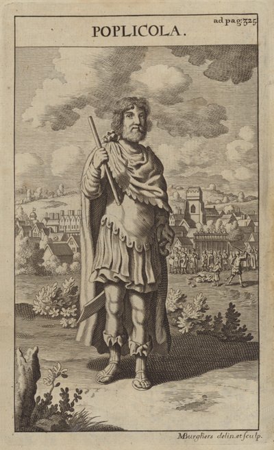 Publius Valerius Publicola, Roman consul by Michael Burghers