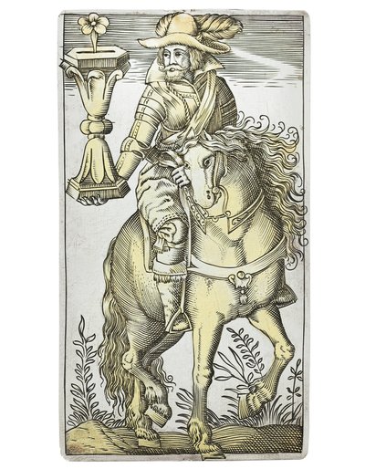 Playing Card from an Extremely Rare Set, Engraved in the Four Italian Suits, Augsburg by Michael Froemmer