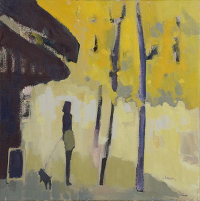 A Walk by the Seine, 2015 by Michael G. Clark