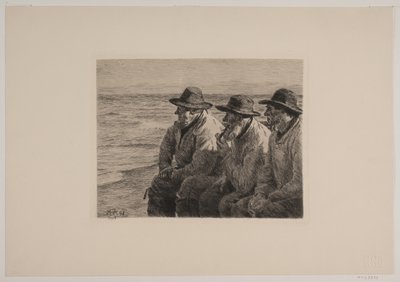 Three Fishermen by Michael Peter Ancher