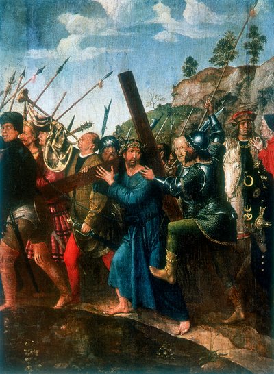 Jesus on the Road to Calvary by Michael Sittow