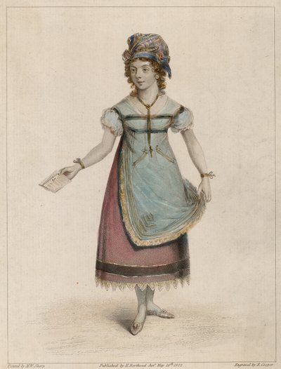 Miss S Booth as Christine in Love in Humble Life by Michael William Sharp