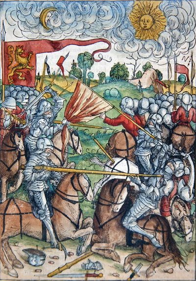 The Battle of Gibeon and the Sun and Moon Standing Still at the Request of Joshua, from 
