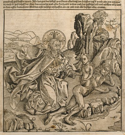 God the Father Creating Eve from Adam
