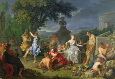 Bacchanal, 1719 by Michel Ange Houasse