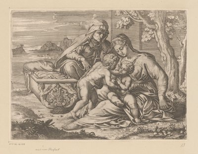 Mary and Child with St. Anne by Michel Corneille (II)