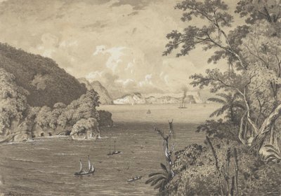 The Bocas from the Old Fort, Macqueripe by Michel Jean Cazabon