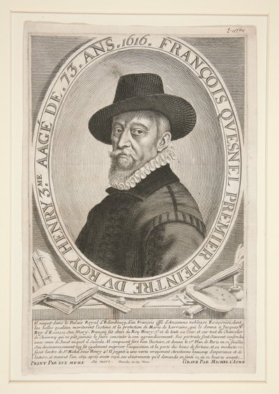 Francois Quesnel (1543-1619), at the Age of 73 by Michel Lasne