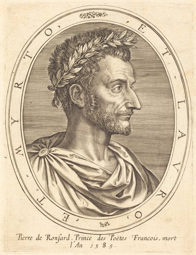 Pierre de Ronsard by Michel Lasne