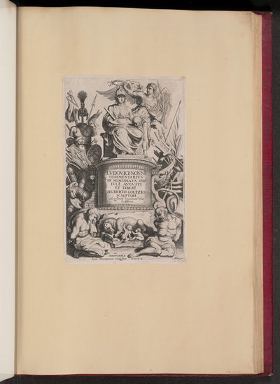 Title Page for Ludovicus Nonnius, Commentarius in Nomismata by Michel Lasne after Sir Peter Paul Rubens