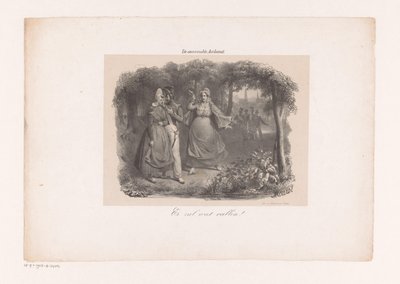 Lovers and Angry Mother by Michel Mourot
