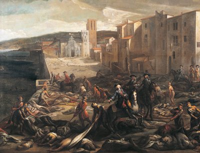 Plague Victims, Detail from Plague in Marseilles by Michel Serre