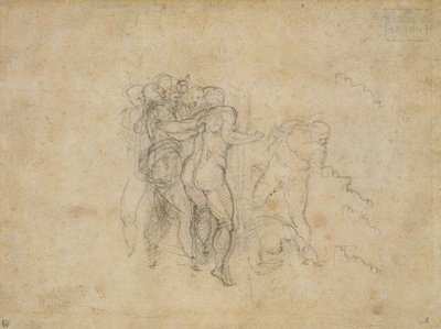 Study for the Last Judgement by Michelangelo Buonarroti