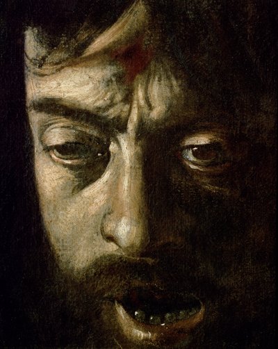 David with the Head of Goliath (detail) by Michelangelo Merisi Caravaggio
