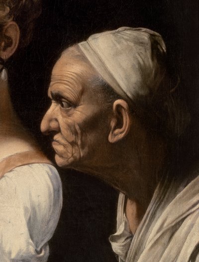Detail (Servant) from Judith and Holofernes, 1599 by Michelangelo Merisi Caravaggio